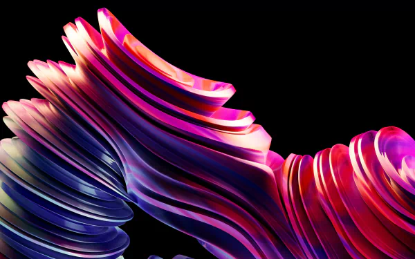 An abstract, colorful HD desktop wallpaper with artistic shapes creating a visually striking background.