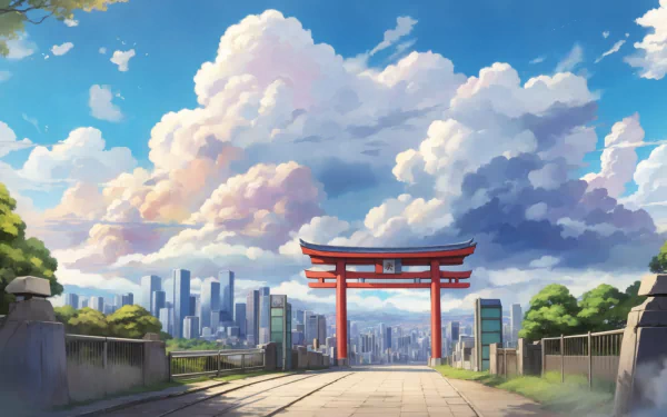  A Japanese Gate in the city