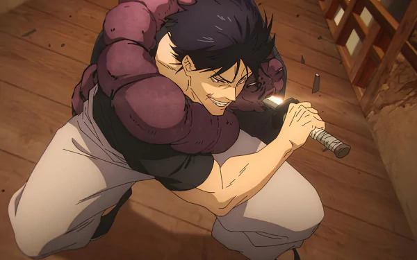 Toji Fushiguro from Jujutsu Kaisen 2nd Season in action, HD anime desktop wallpaper and background.