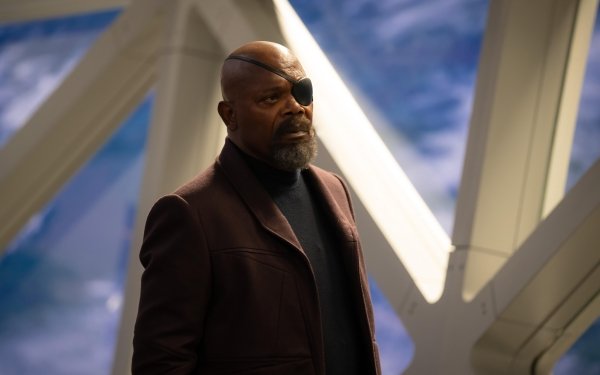 Movie The Marvels Nick Fury Samuel L. Jackson HD Wallpaper | Background Image