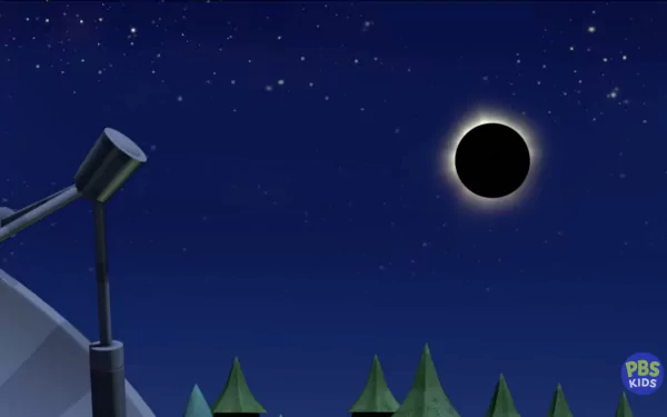 eclipse solar eclipse starry sky TV Show Ready Jet Go! HD Desktop Wallpaper | Background Image