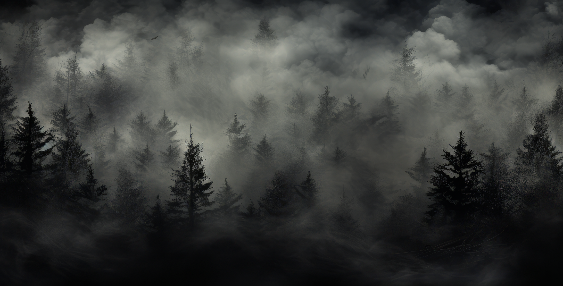 Dark Apocalypse Forest Art Wallpapers - Dark Forest Wallpaper 4k