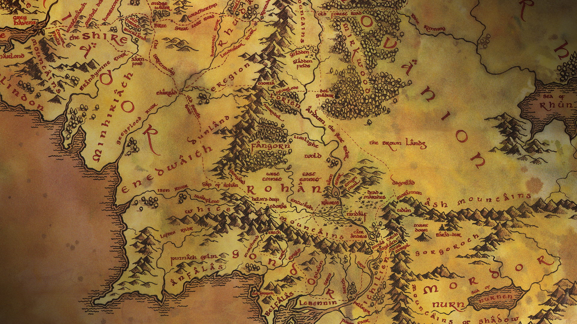 Made a map of Beleriand because why not :) : r/lotr