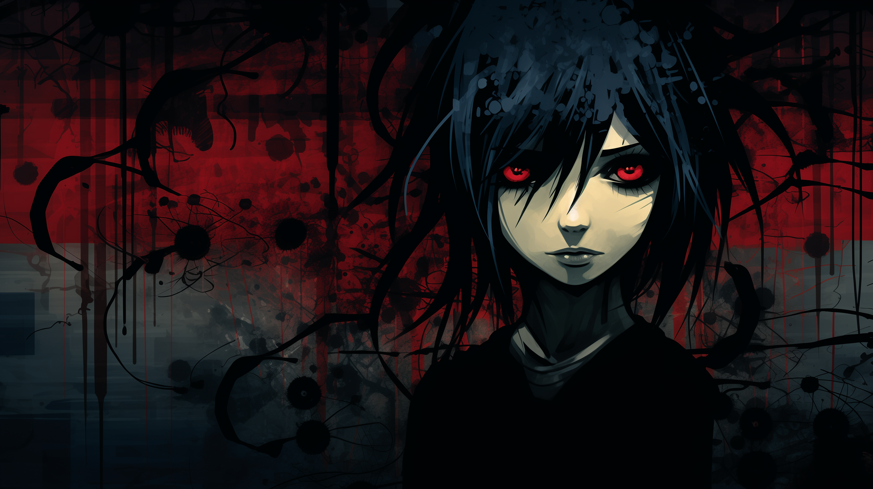 Download Emo Anime Girl Dark Profile Picture