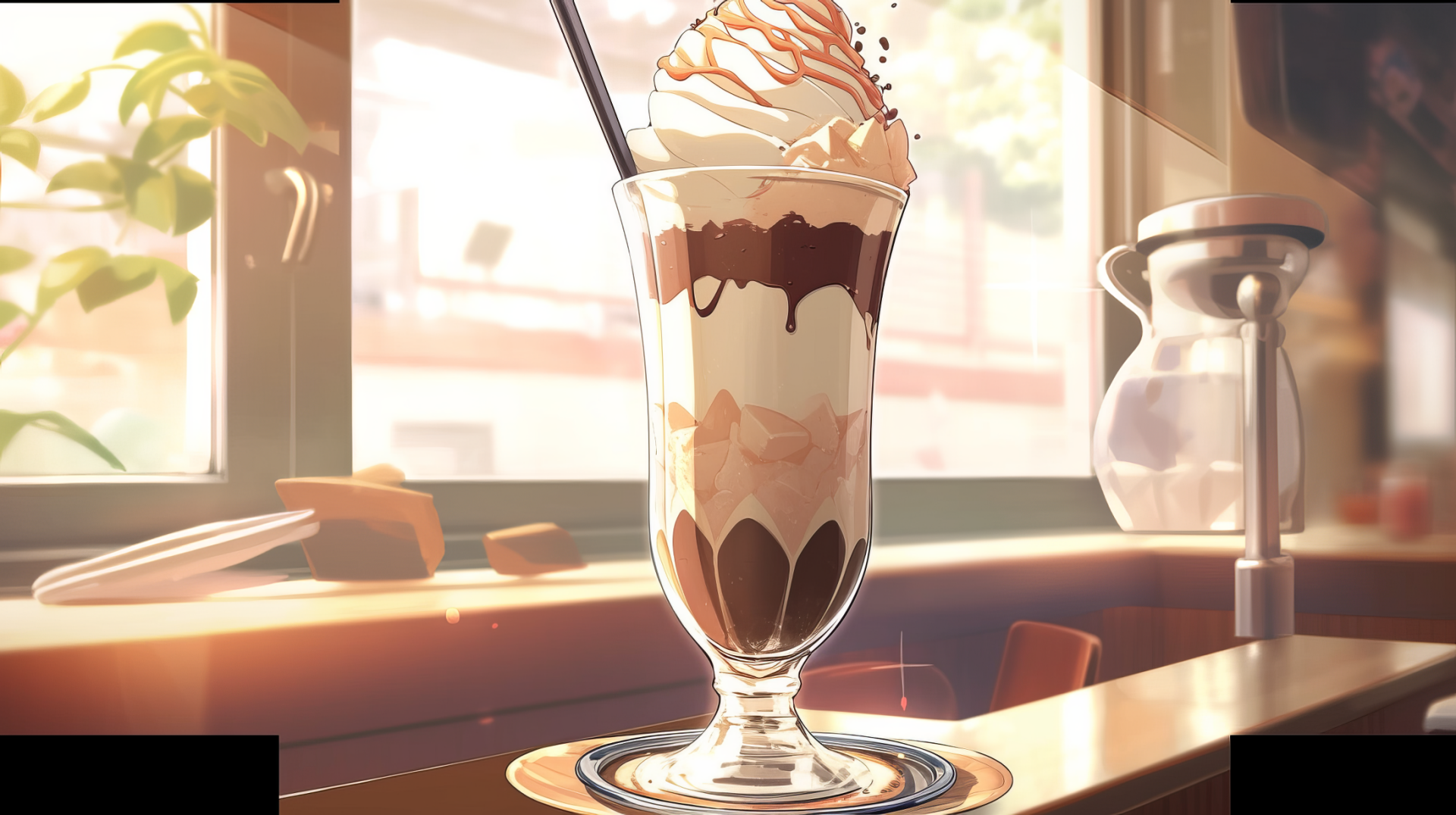 Scrumptious Chocolate Milkshake HD Wallpaper by Laxmonaut