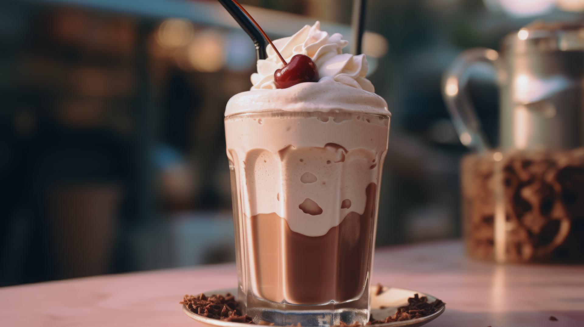 Decadent Chocolate Milkshake HD Wallpaper - Refreshing Drink Desktop