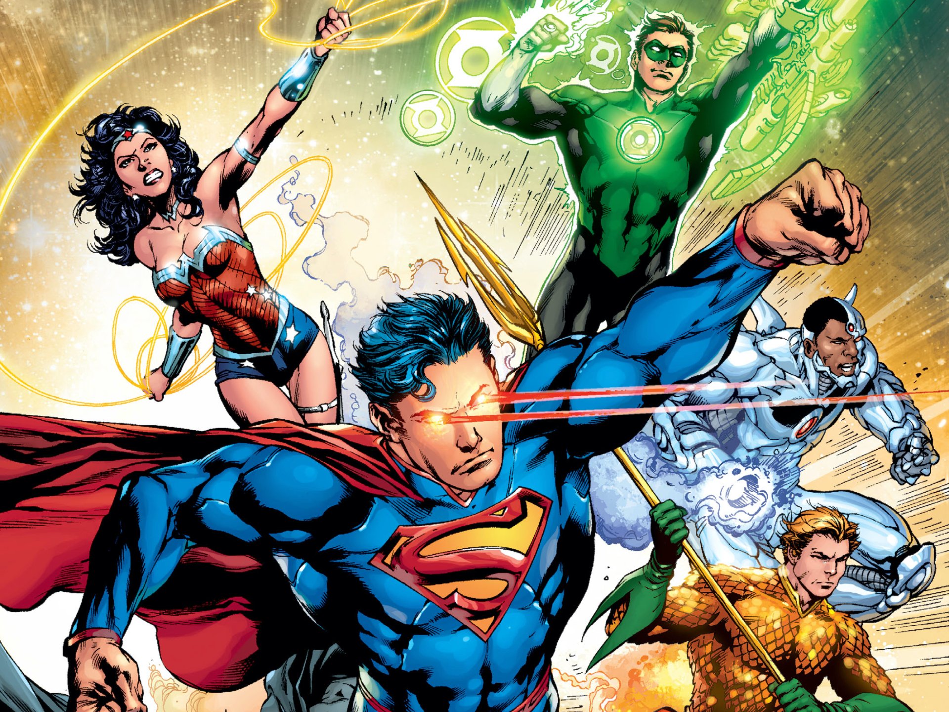 Download Comic Justice League HD Wallpaper