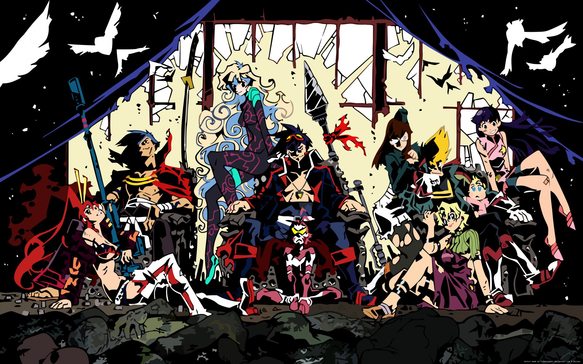 Download Anime Tengen Toppa Gurren Lagann HD Wallpaper