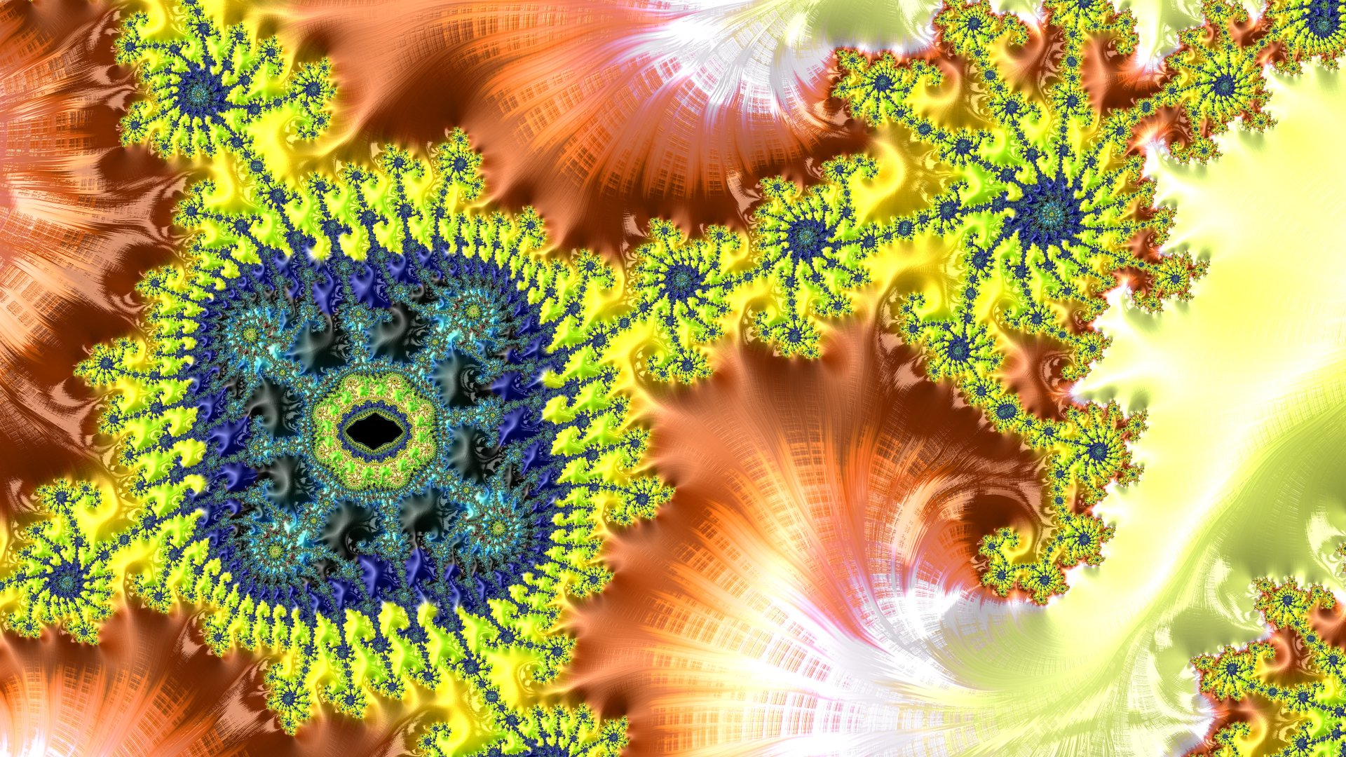 8k Trippy Psychedelic Fractal Wallpaper by Dr-Pen