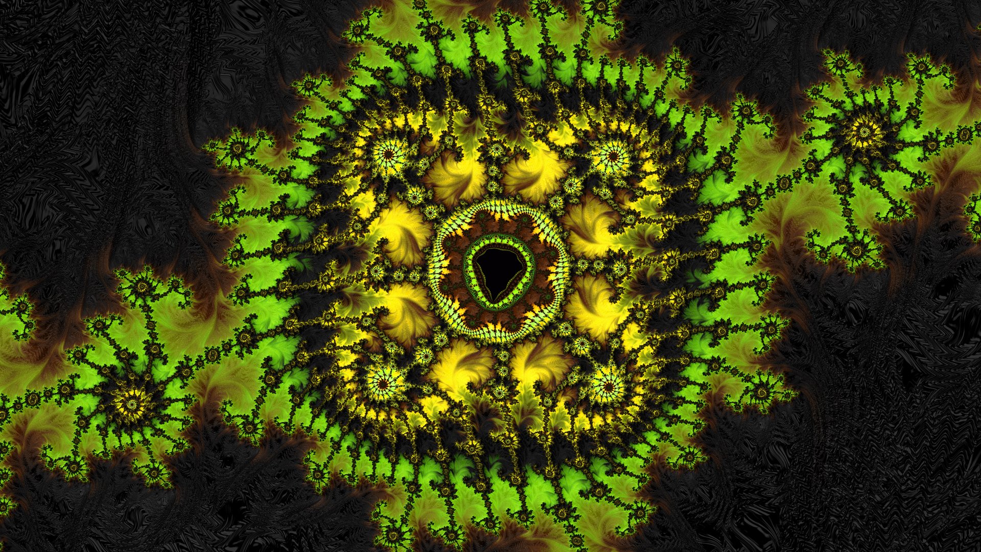 8k Trippy Psychedelic Fractal Wallpaper by Dr-Pen