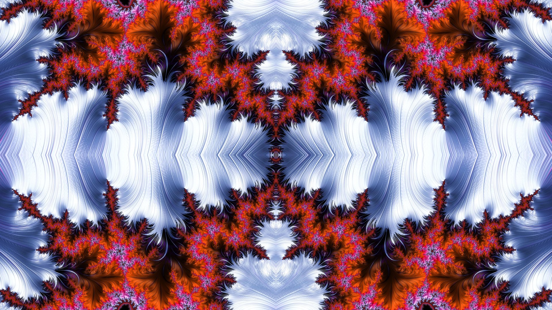 Trippy Psychedelic Fractal Wallpaper by Dr-Pen