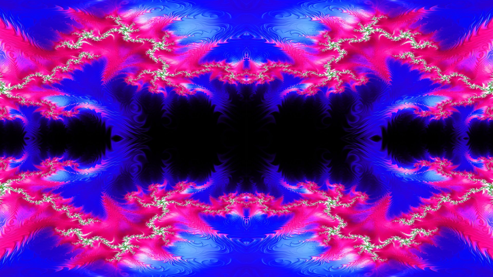 Trippy Psychedelic Fractal Wallpaper by Dr-Pen