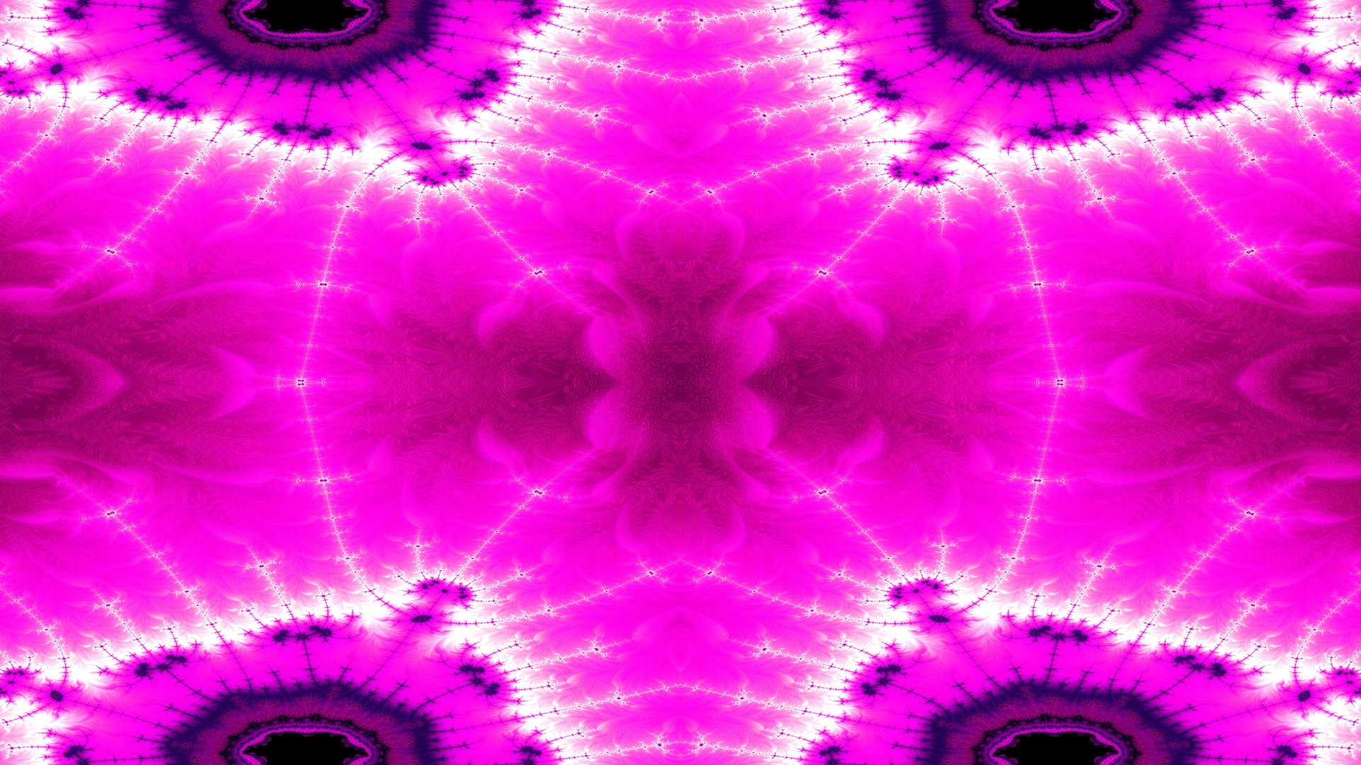 Trippy Psychedelic Fractal Wallpaper by Dr-Pen