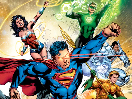 Comic Justice League HD Desktop Wallpaper | Background Image