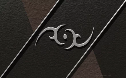  Tribal Design Wallpaper-brown