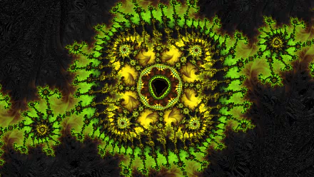  8k Trippy Psychedelic Fractal Wallpaper