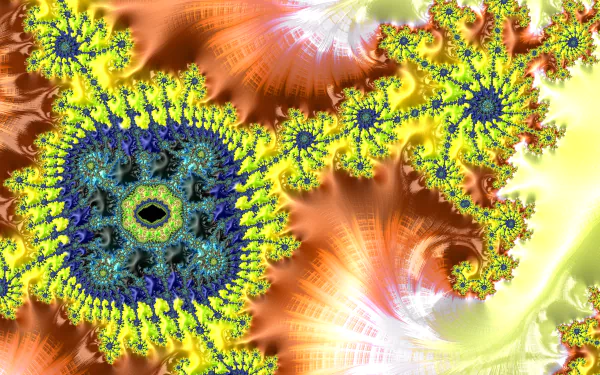  8k Trippy Psychedelic Fractal Wallpaper