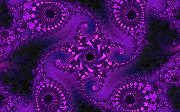  8k Trippy Psychedelic Fractal Wallpaper