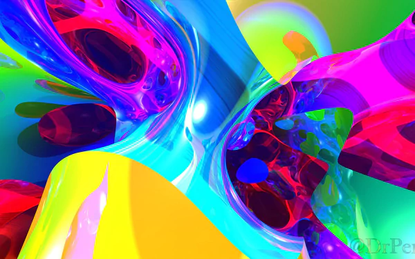  3d Trippy Psychedelic Fractal Art