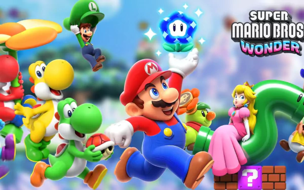 video game Super Mario Bros. Wonder HD Desktop Wallpaper | Background Image