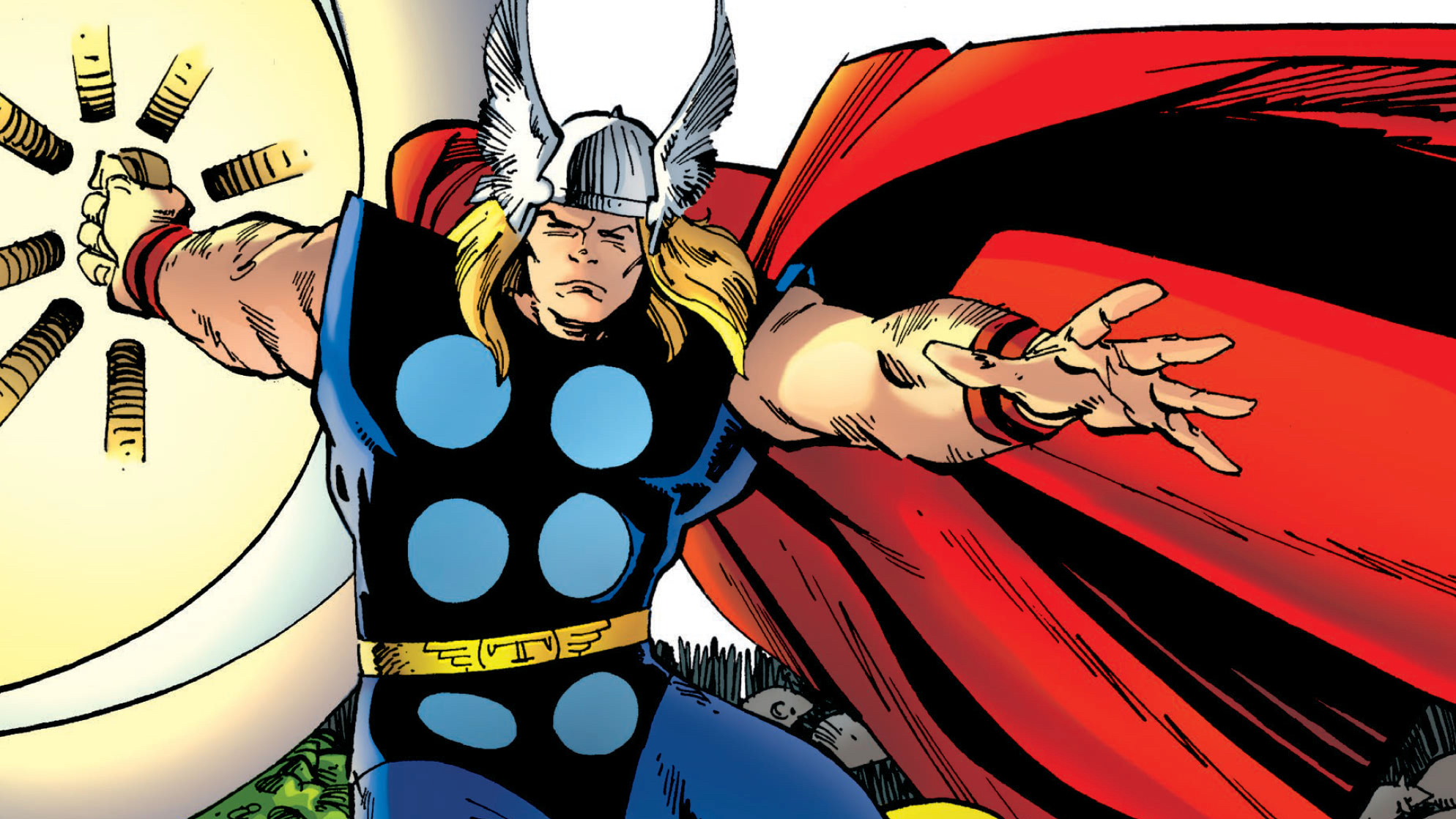 Thor Comic Panel Wallpaper