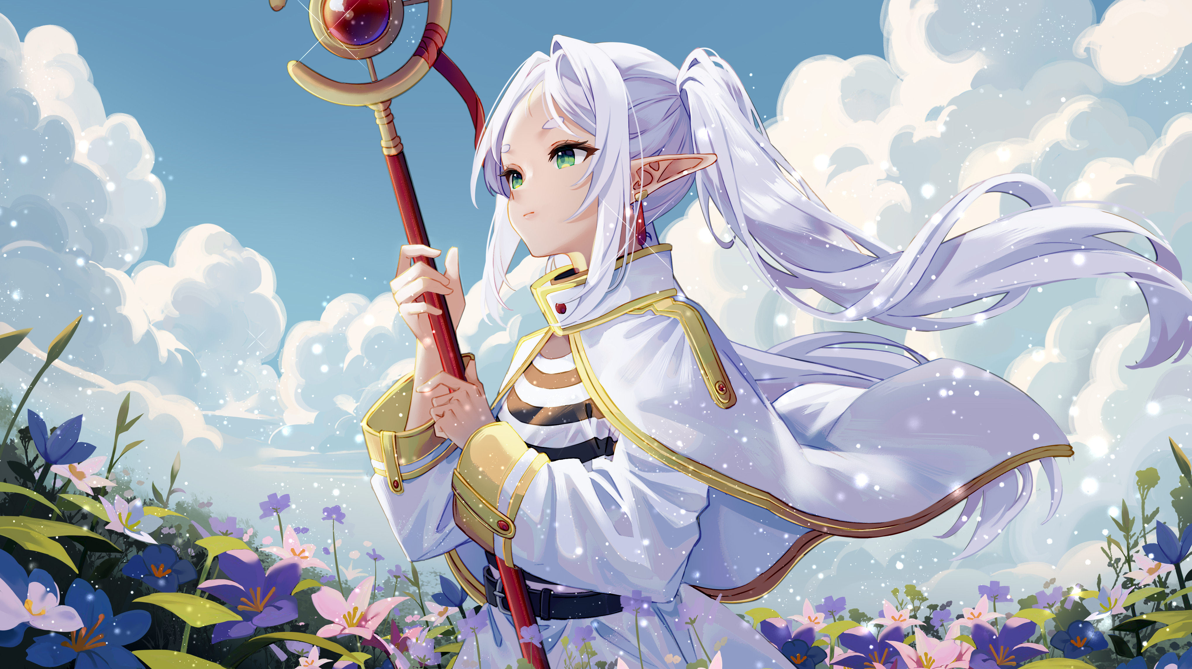 Frieren Beyond Journey s End Stunning 4K Anime Wallpaper By Altalune
