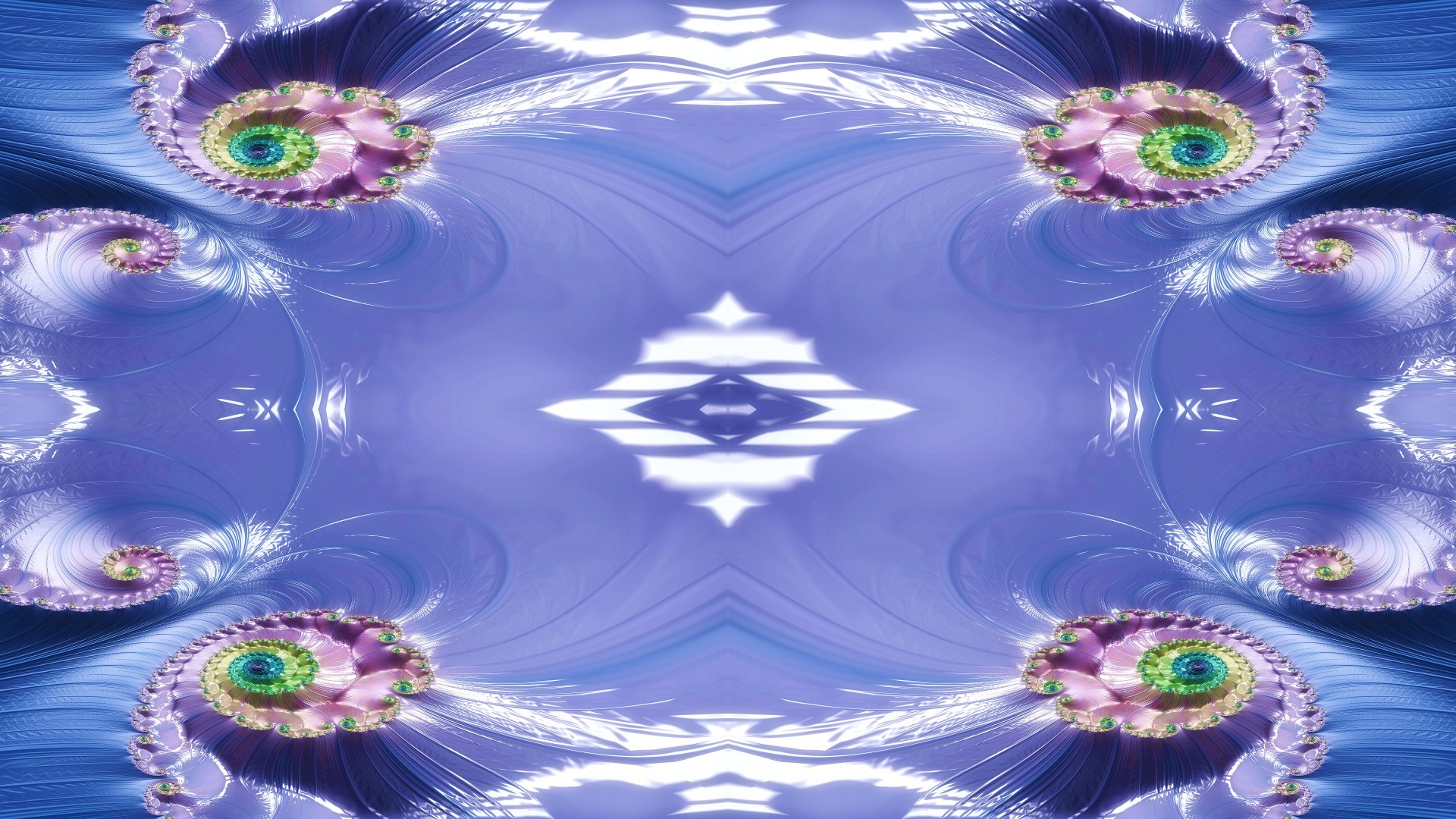 Trippy Psychedelic Fractal 4k Desktop Wallpaper by Dr-Pen