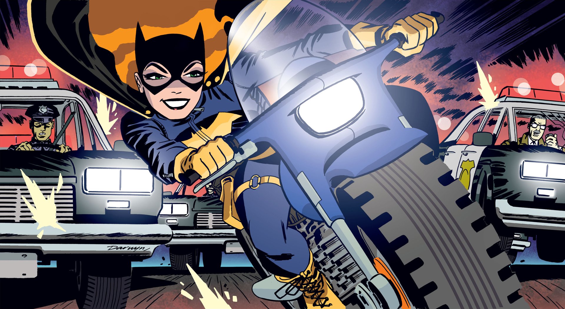 Download Comic Batgirl 4k Ultra HD Wallpaper by Darwyn Cooke