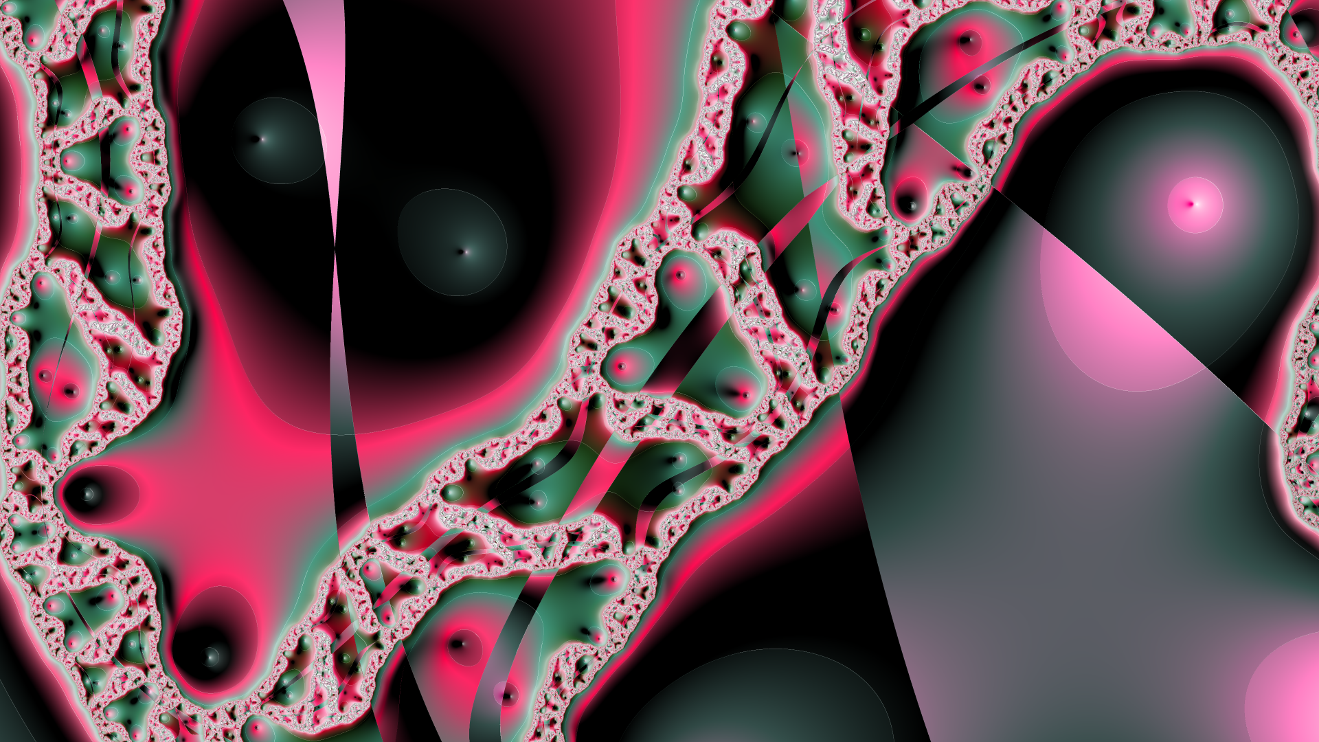 Trippy Psychedelic Fractal Wallpaper by Dr-Pen