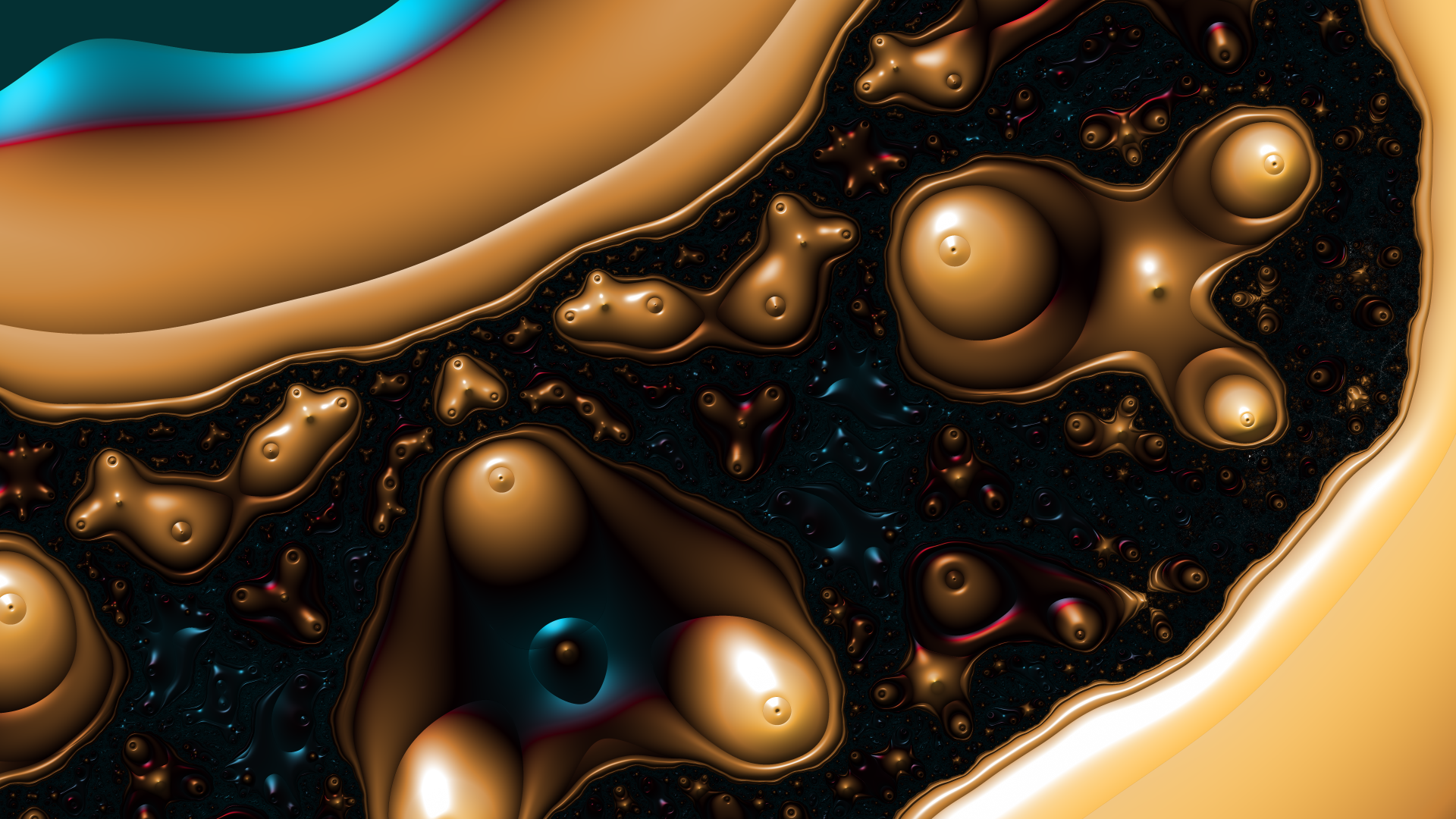 Trippy Psychedelic Fractal Wallpaper by Dr-Pen