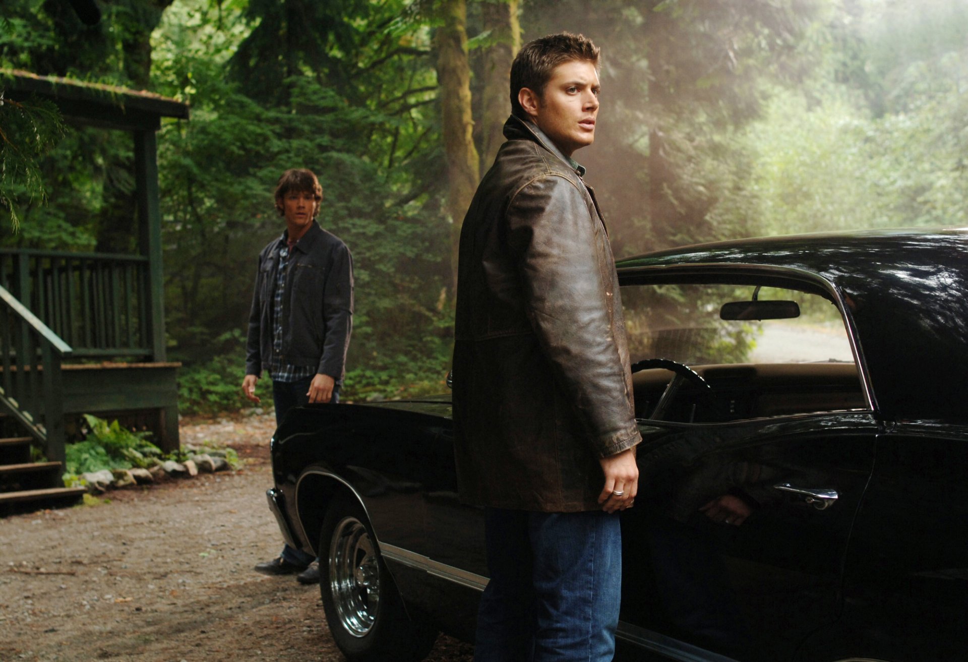 Download Sam Winchester Dean Winchester Jensen Ackles Jared Padalecki TV Show Supernatural (TV Show) HD Wallpaper