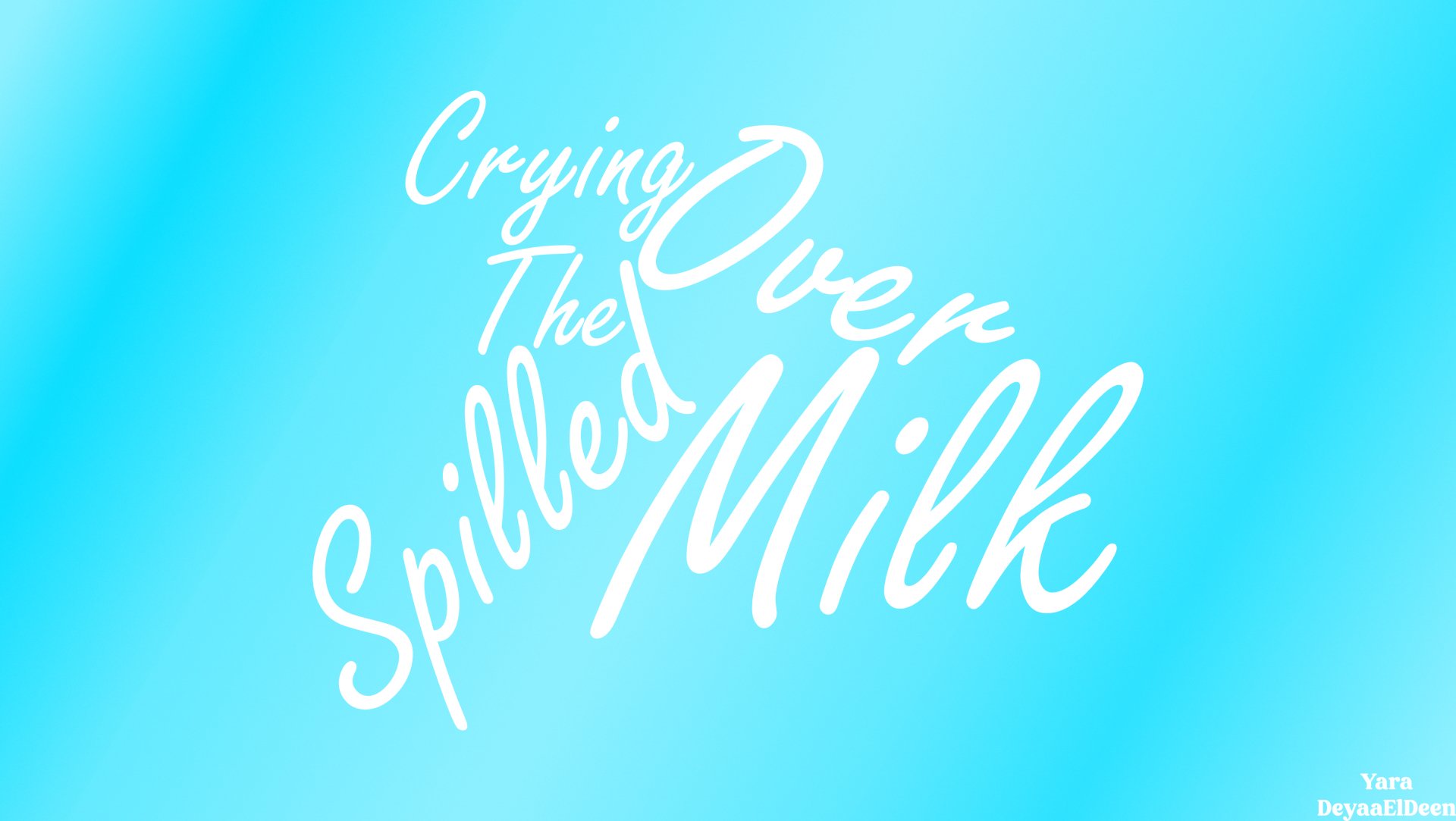 Crying Over The Spilled Milk??! [Twin1] by Yara_Deyaa_ElDeen