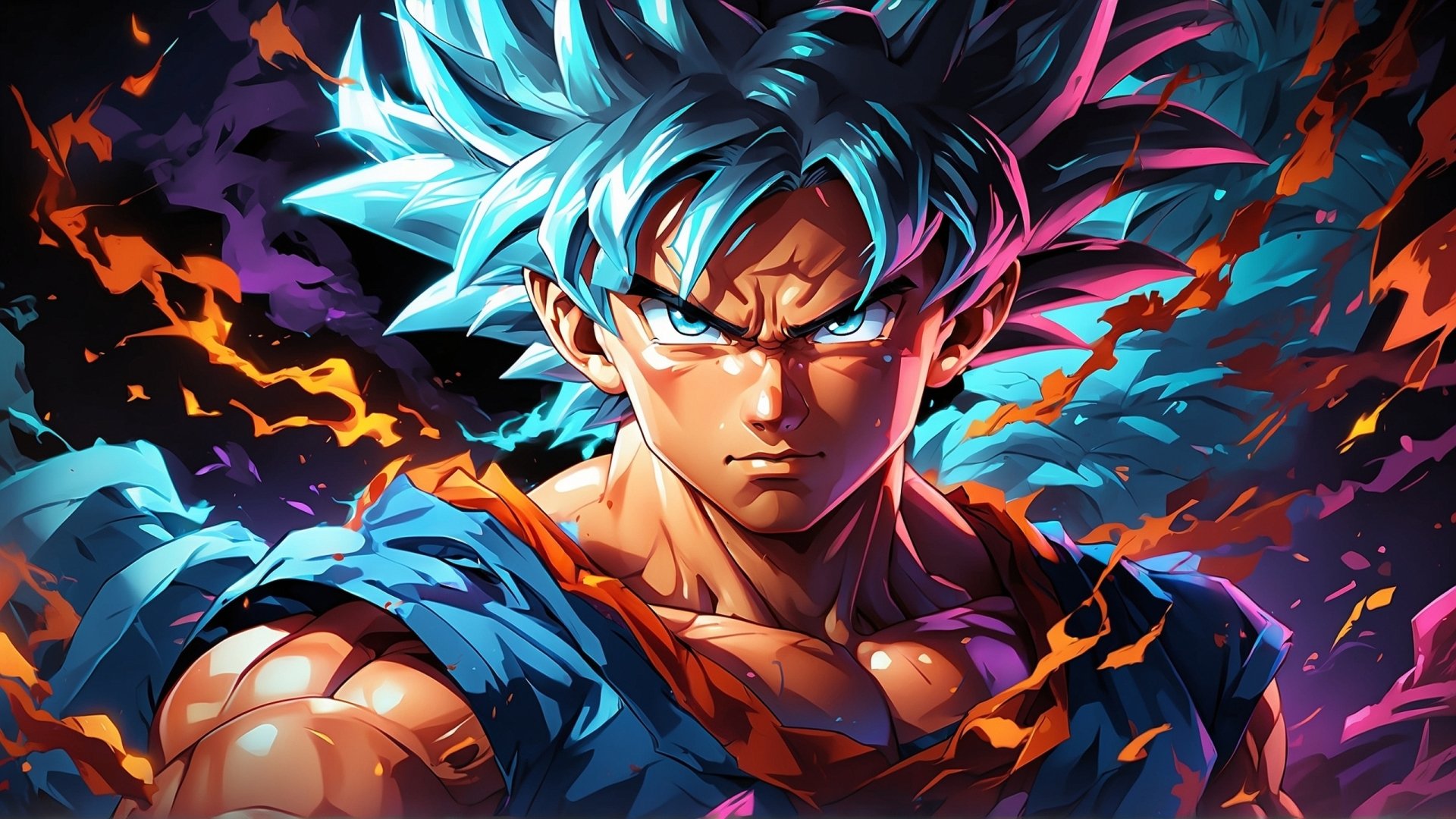 Goku in another universe by AnimeHead