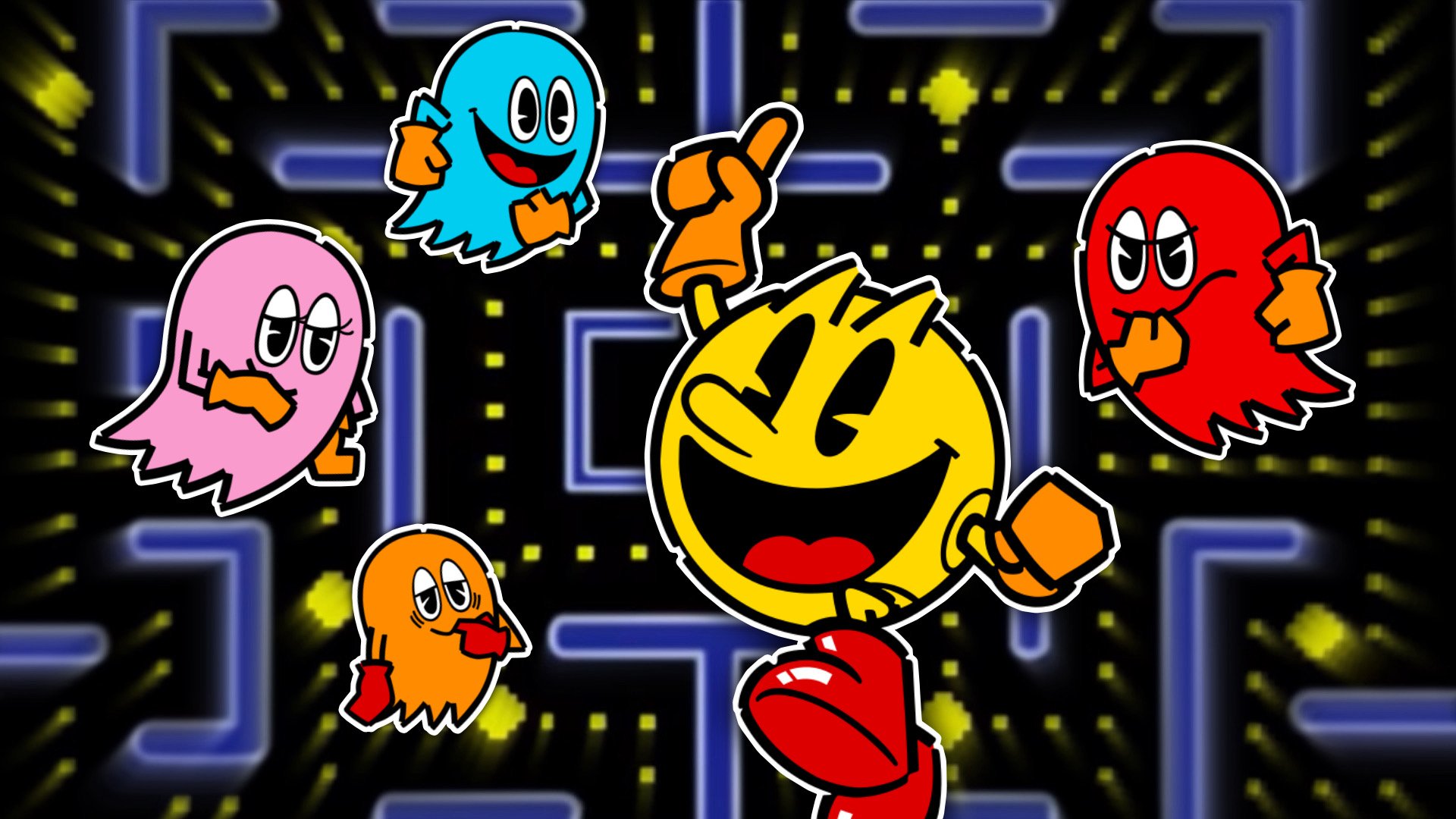 Download Pac-Man Video Game 80's Arcade Bandai Namco HD Wallpaper by ...