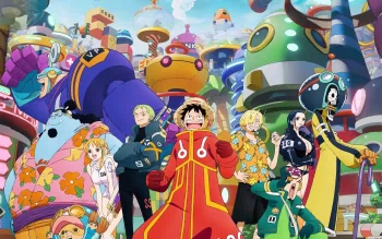 One Piece HD Wallpaper: Riding High Already!