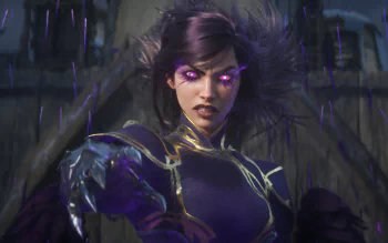Video Game League Of Legends Morgana Sword Splash Art 4k Uhd 169