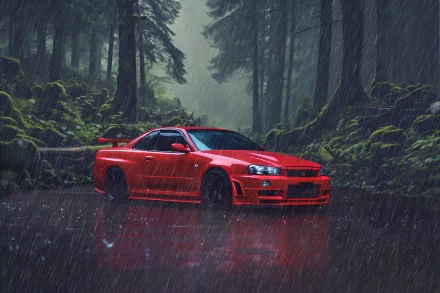 JDM vehicle Nissan GT-R HD Desktop Wallpaper | Background Image