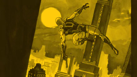 Comic Daredevil: Yellow HD Desktop Wallpaper | Background Image