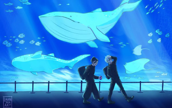  Suguru Geto &amp; Satoru Gojo by LauraPemArt