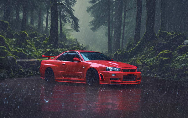 JDM vehicle Nissan GT-R HD Desktop Wallpaper | Background Image