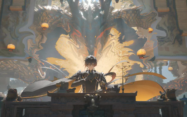 Zhongli (Genshin Impact) Genshin Impact HD Desktop Wallpaper | Background Image