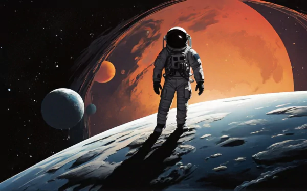  Astronaut in Space