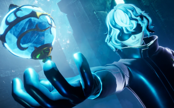 HD wallpaper of a Palworld video game character holding a glowing orb, showcasing the game's mystical and vibrant graphics.