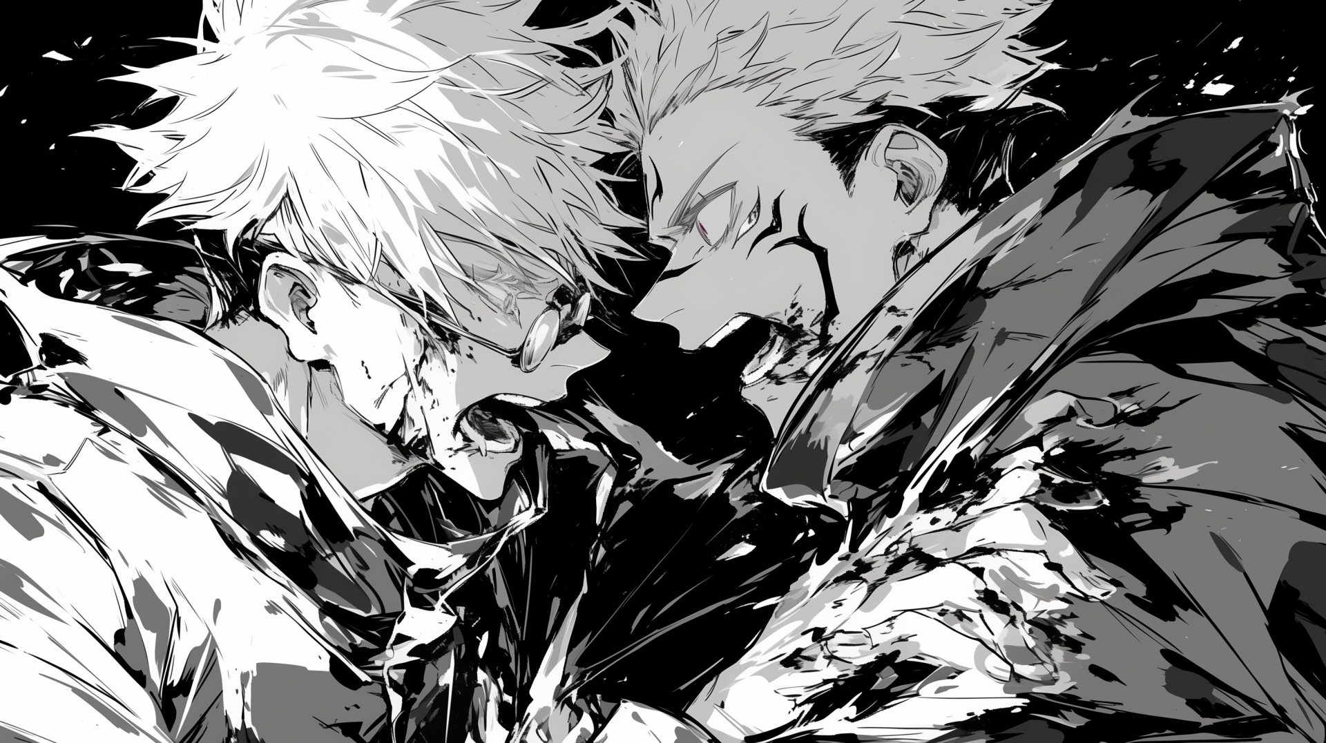 Gojo vs Sukuna Epic Showdown - Jujutsu Kaisen HD Wallpaper by patrika