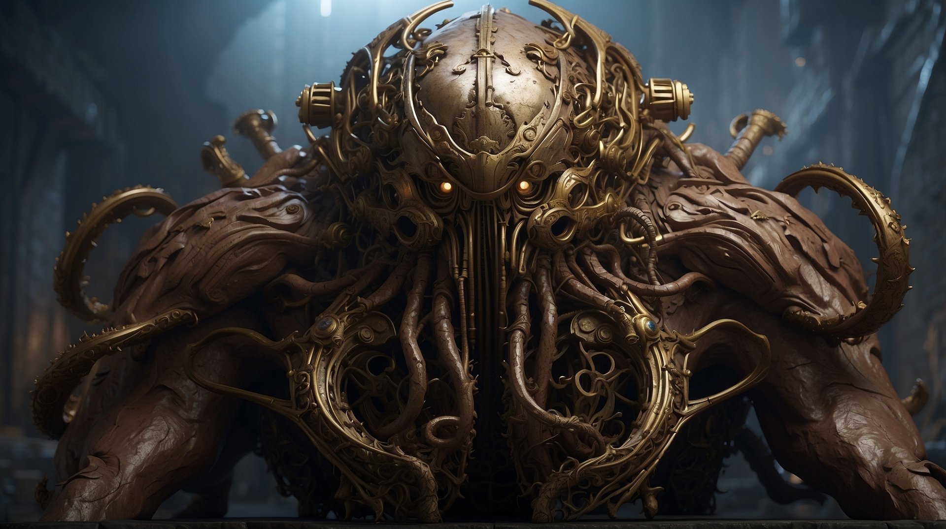 Dieselpunk tentacle titan by AnimeHead