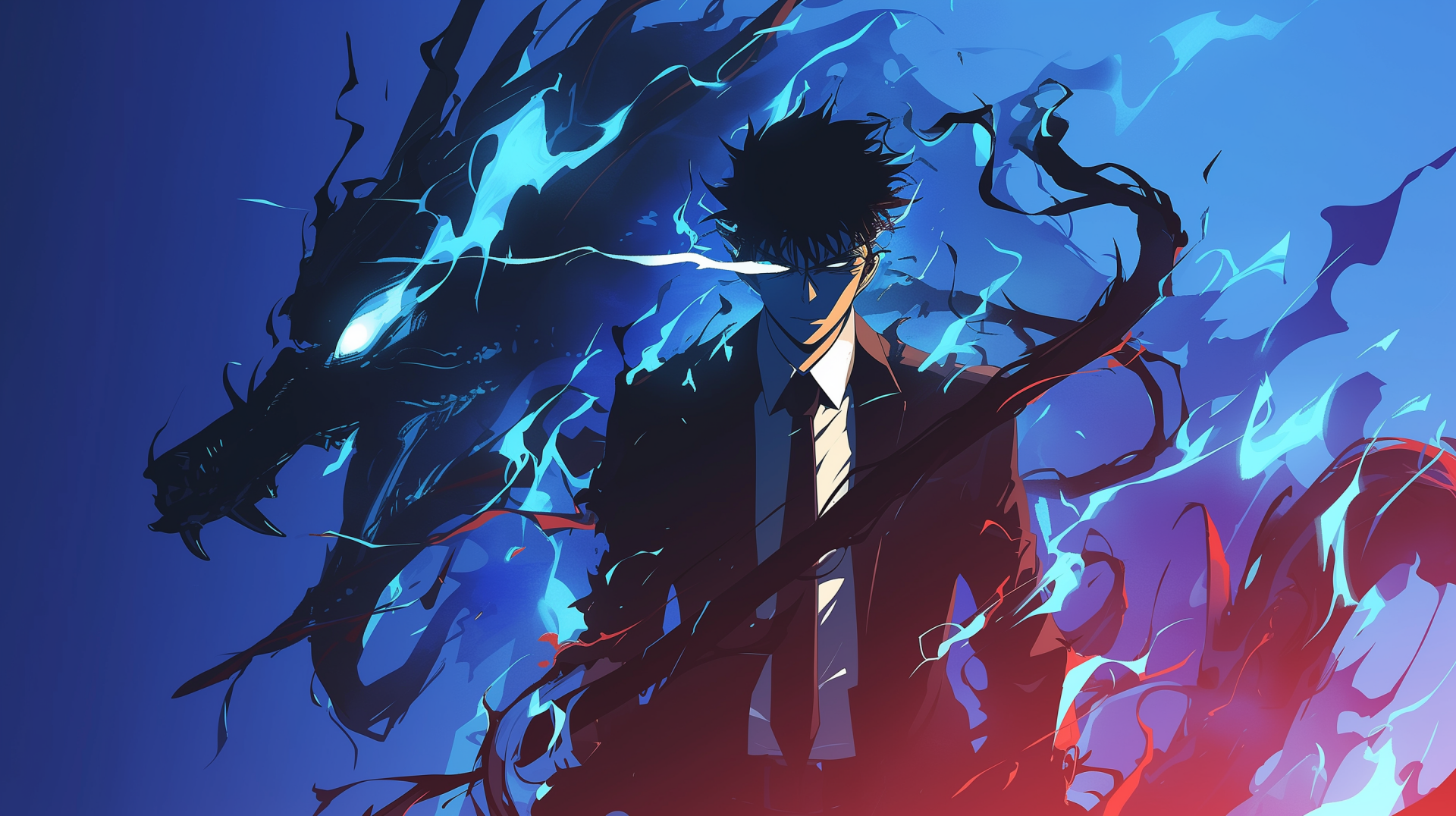 Sung Jin-Woo Dark Anime - Solo Leveling HD Wallpaper by patrika