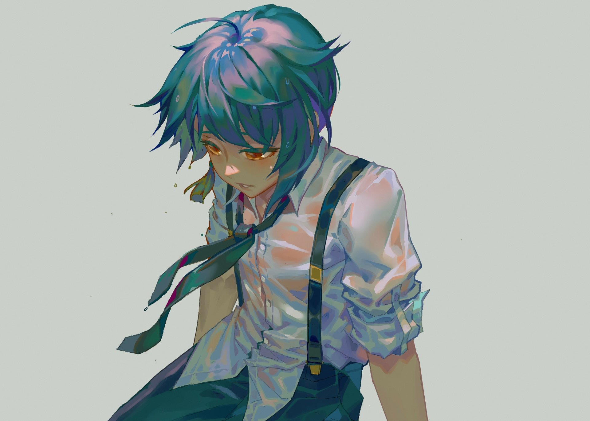 Download Genshin Impact Xingqiu (Genshin Impact) HD Wallpaper by 蕤