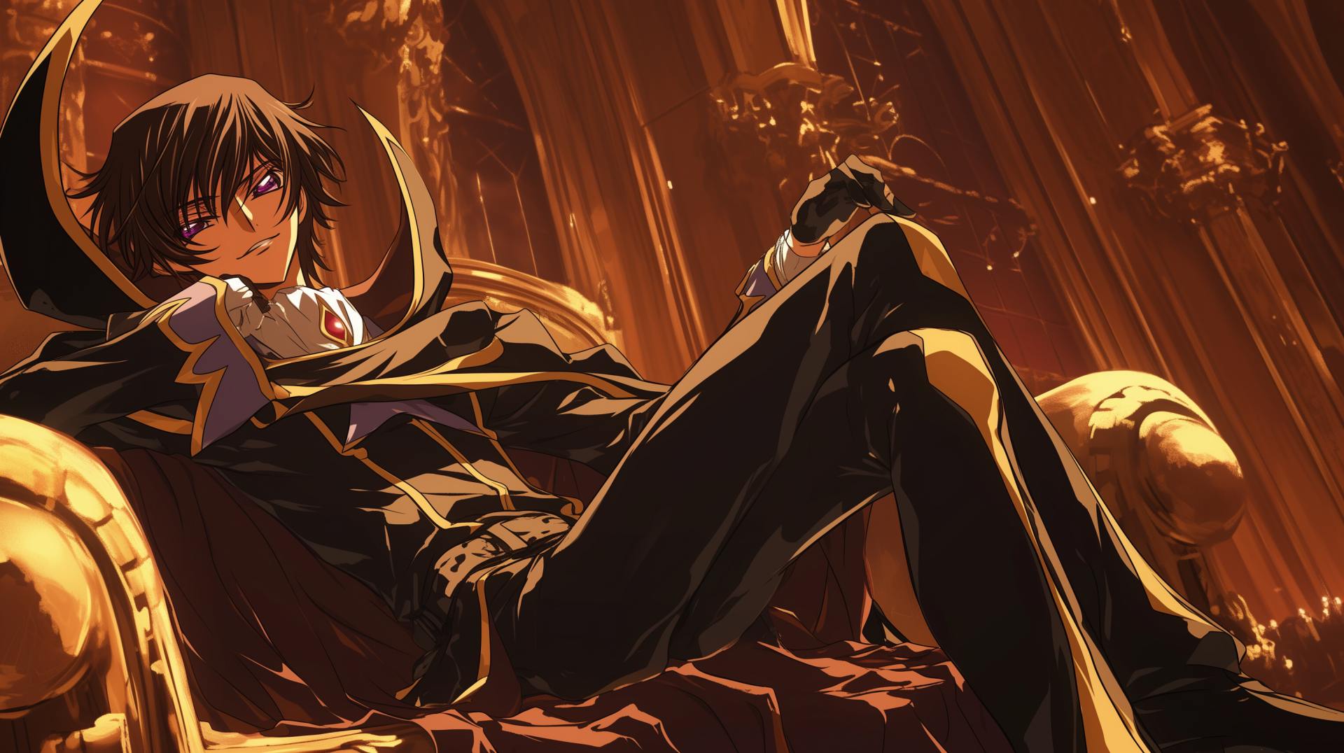 Lelouch Lamperouge in Code Geass Anime HD Wallpaper by patrika