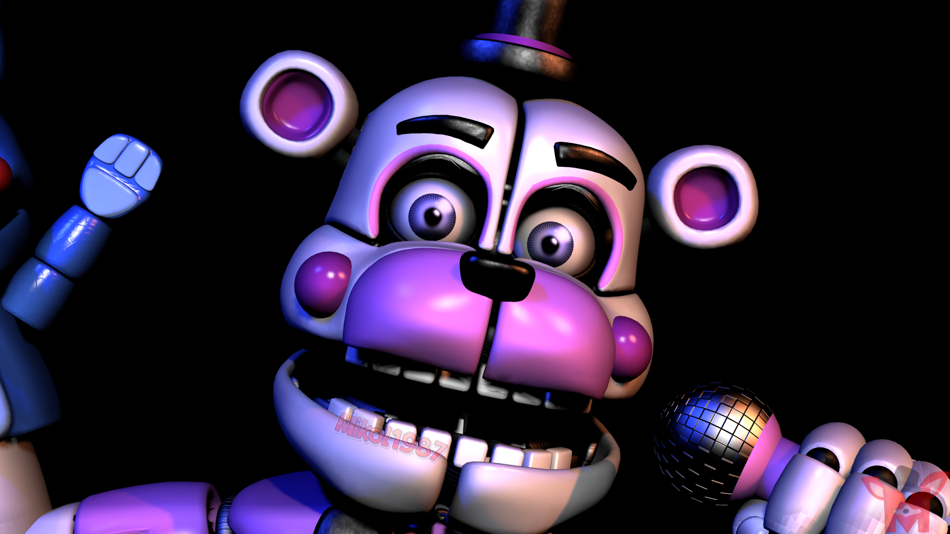 Download Funtime Freddy (Five Nights At Freddy's) Video Game Five Nights At Freddy's: Sister Location Five Nights At Freddy's 4k Ultra HD Wallpaper by Mikol1987