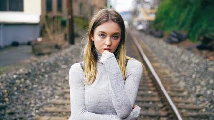 actress Sydney Sweeney HD Desktop Wallpaper | Background Image